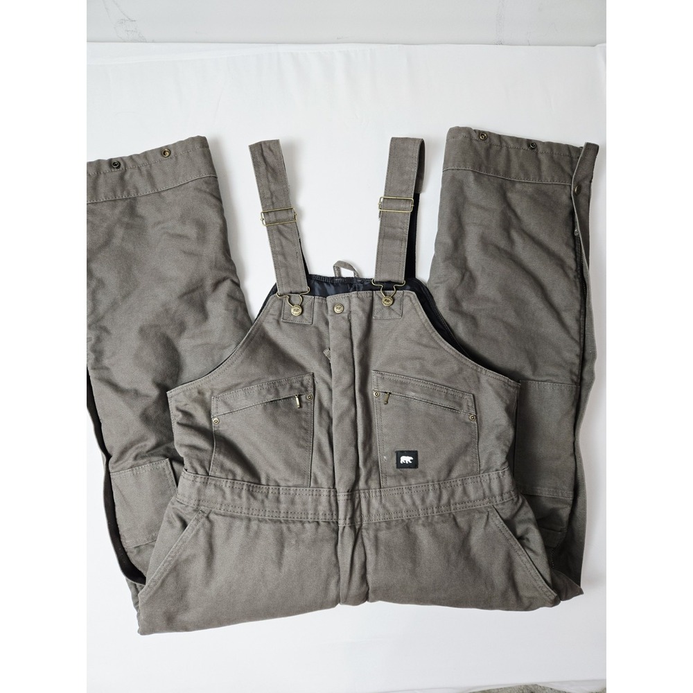 Polar King Premium Insulated Bib Overall Gray 276.27 Large Short
